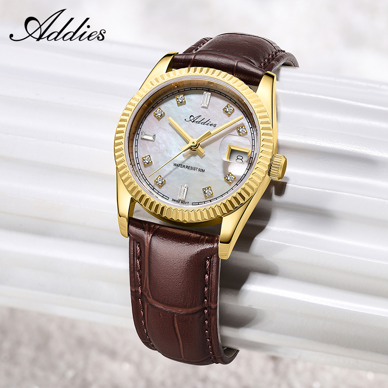 Luxury Watch Quality - Addies 585 Quartz Woman's Watch 28mm