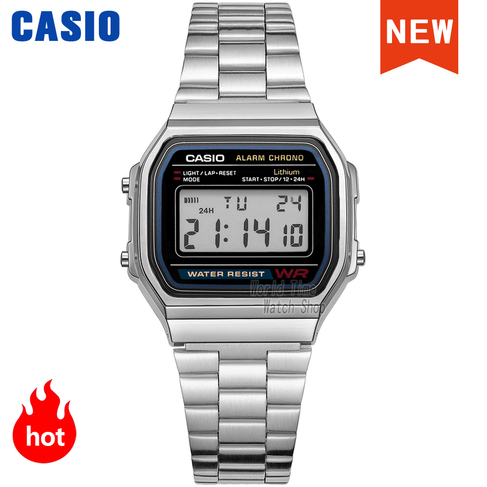 Luxury Watch Casio - Casio Watch Silver Watch Men Set