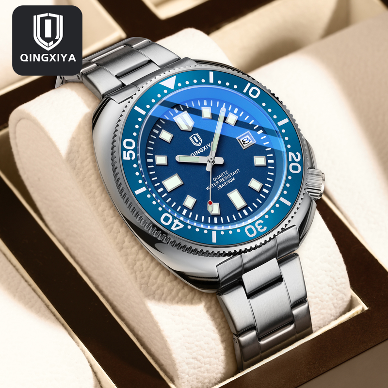 Luxury Watch Maker - QINGXIYA Brand Fashion Classic Blue Quartz