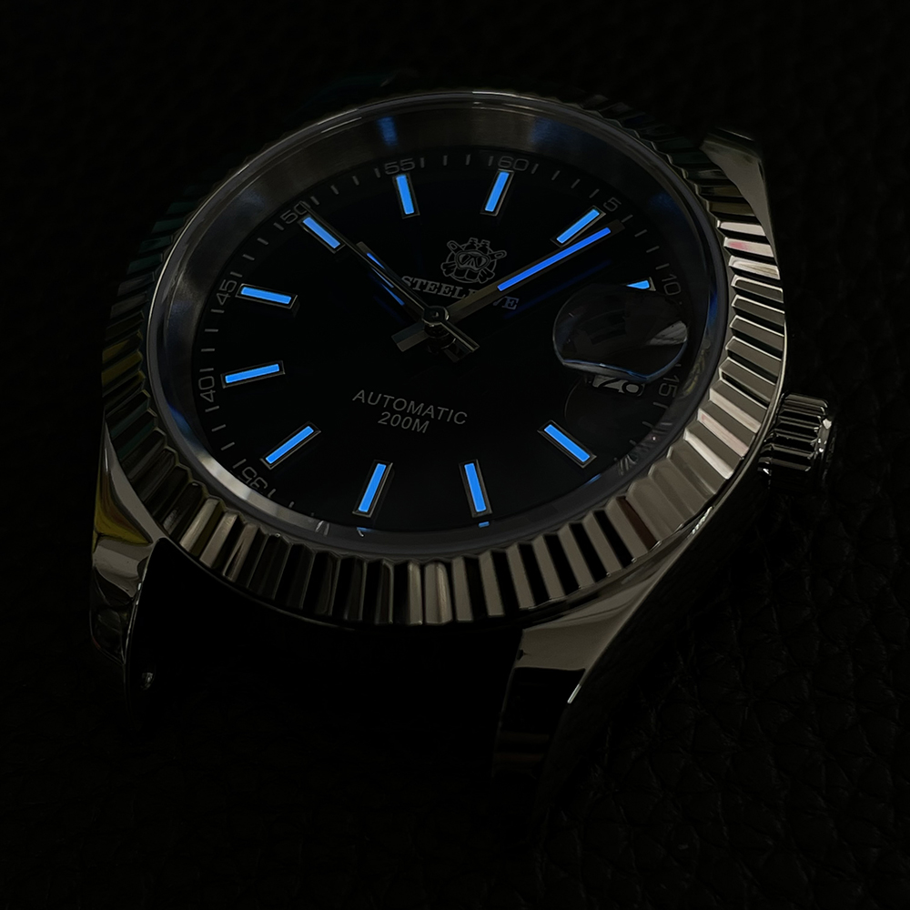 STEELDIVE Turquoise SD1933 Wat - Diver Watch 300M recension och pris