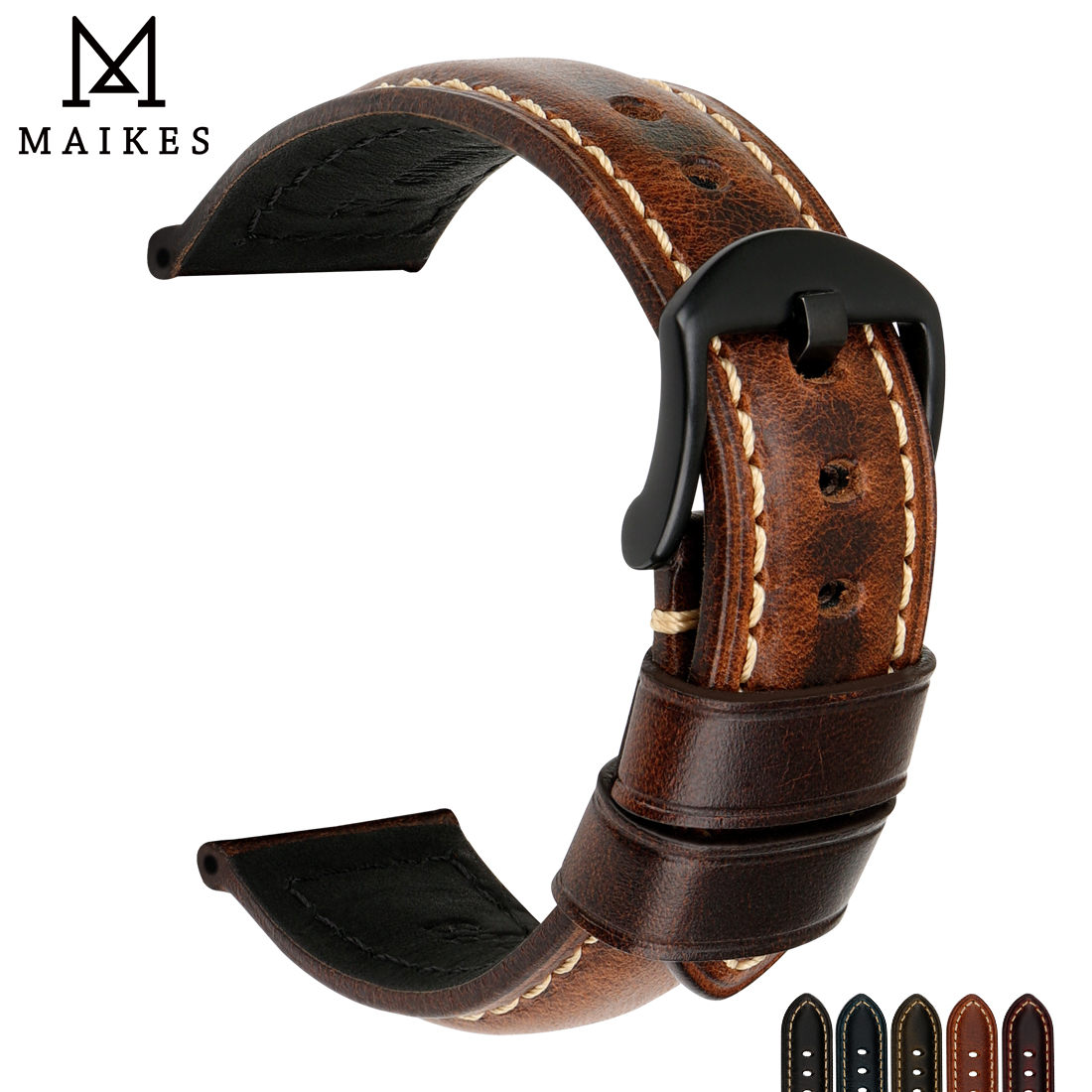 Luxury Handmade Watch Band Wit - Luxury Watch Panerai recension och pris