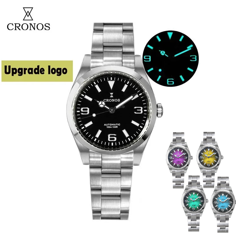 Cronos L6032 36mm Men Mechanic - Diver Watch 300M recension och pris