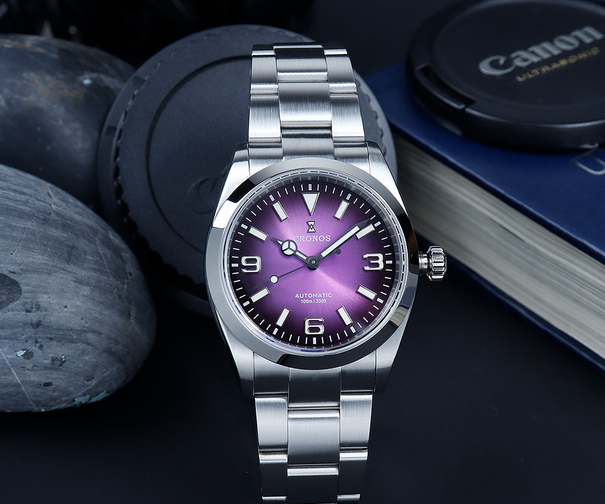 Cronos L6032 36mm Men Mechanic - Diver Watch 300M recension och pris