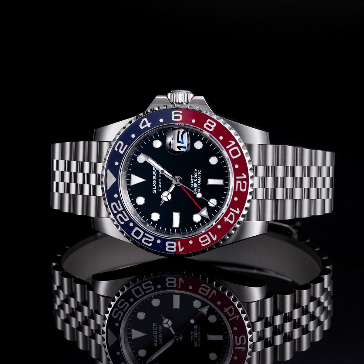 Sugess GMT Diving Watch of Men - Minute Repeater Watch recension och pris
