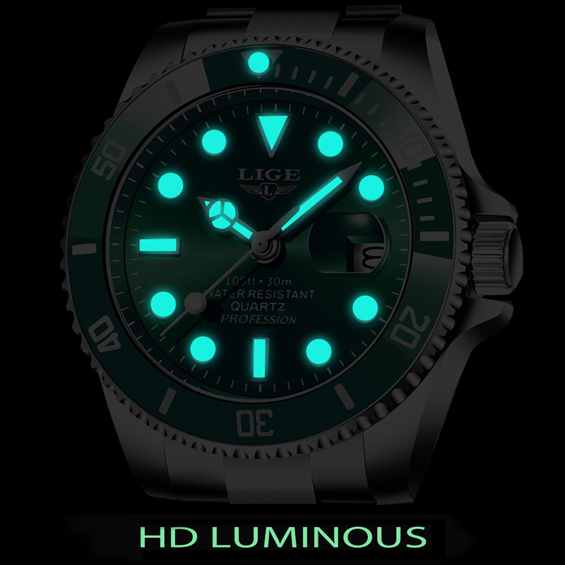 LIGE Top Brand Luxury Fashion  - Luxury Watch Name recension och pris