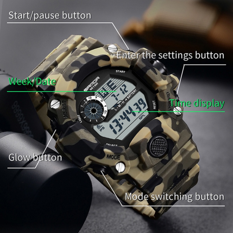 SANDA 2183 Electronic Watch Fa - Perpetual Calendar Watch recension och pris