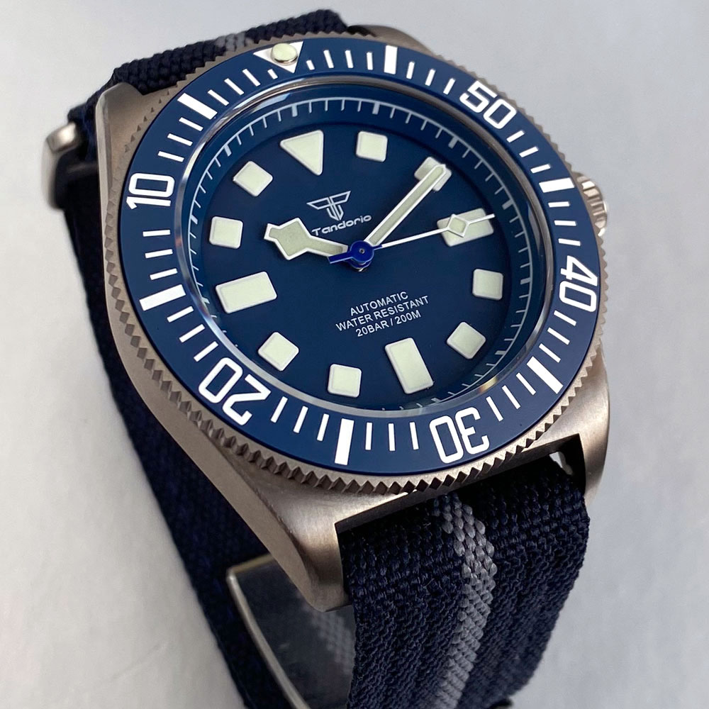 Titanium Case Tandorio 42mm Re - Diver Watch 300M recension och pris