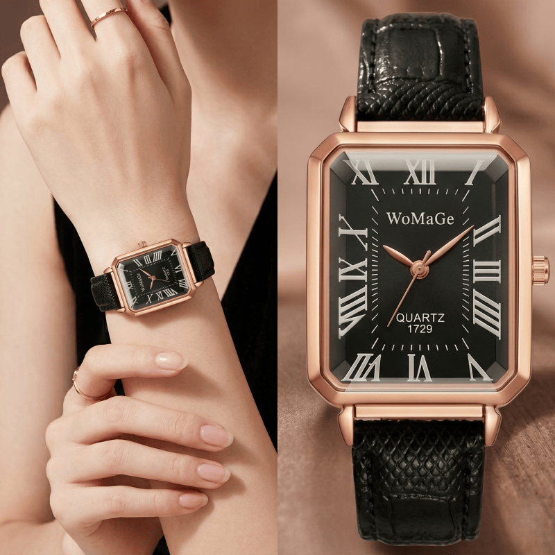 Fashion Rectangle Quartz Watch - Luxury Watch Index recension och pris