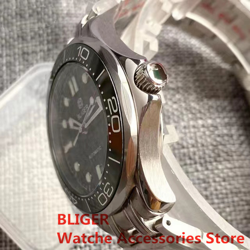 BLIGER 41mm Mechanical Men's W - Diver Watch 300M recension och pris