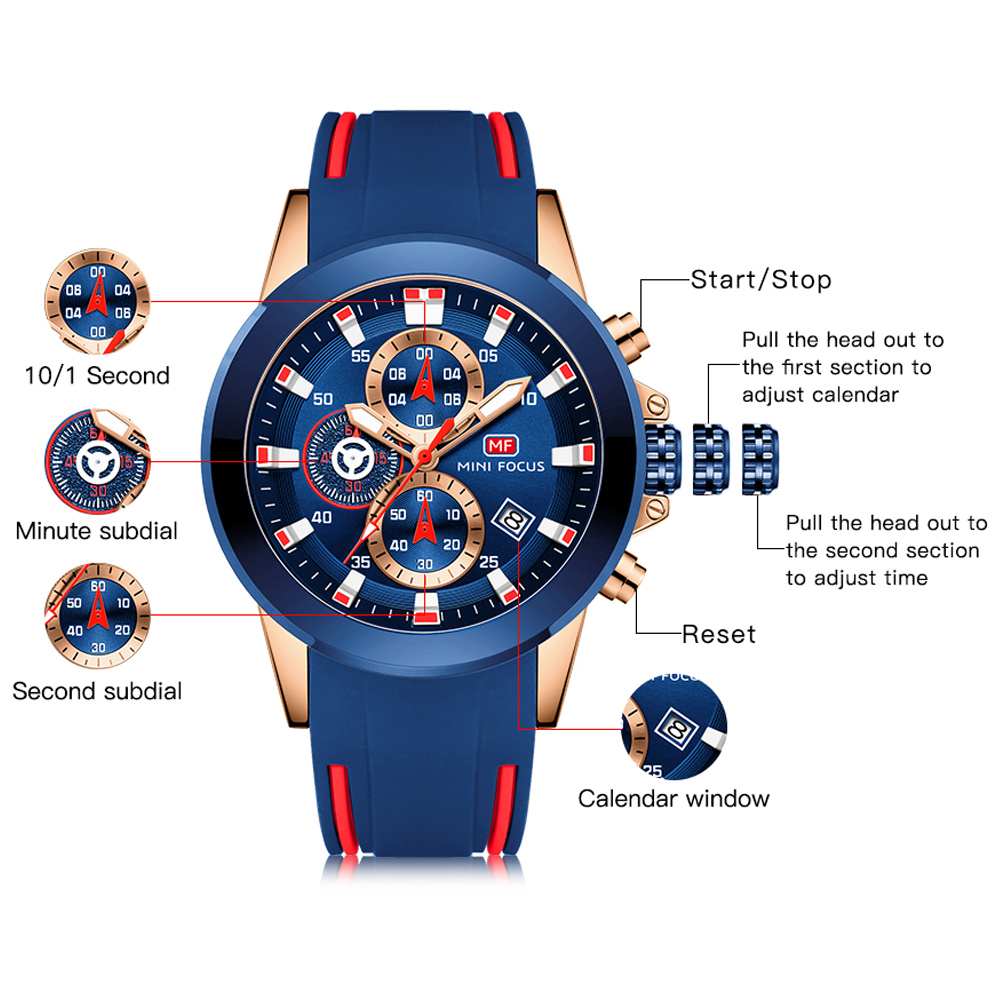 MINI FOCUS Mens Watches Top Lu - Luxury Watch Maker recension och pris