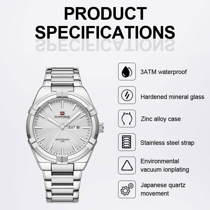 Top Brand NAVIFORCE Men's Watc - Luxury Watch Maker recension och pris