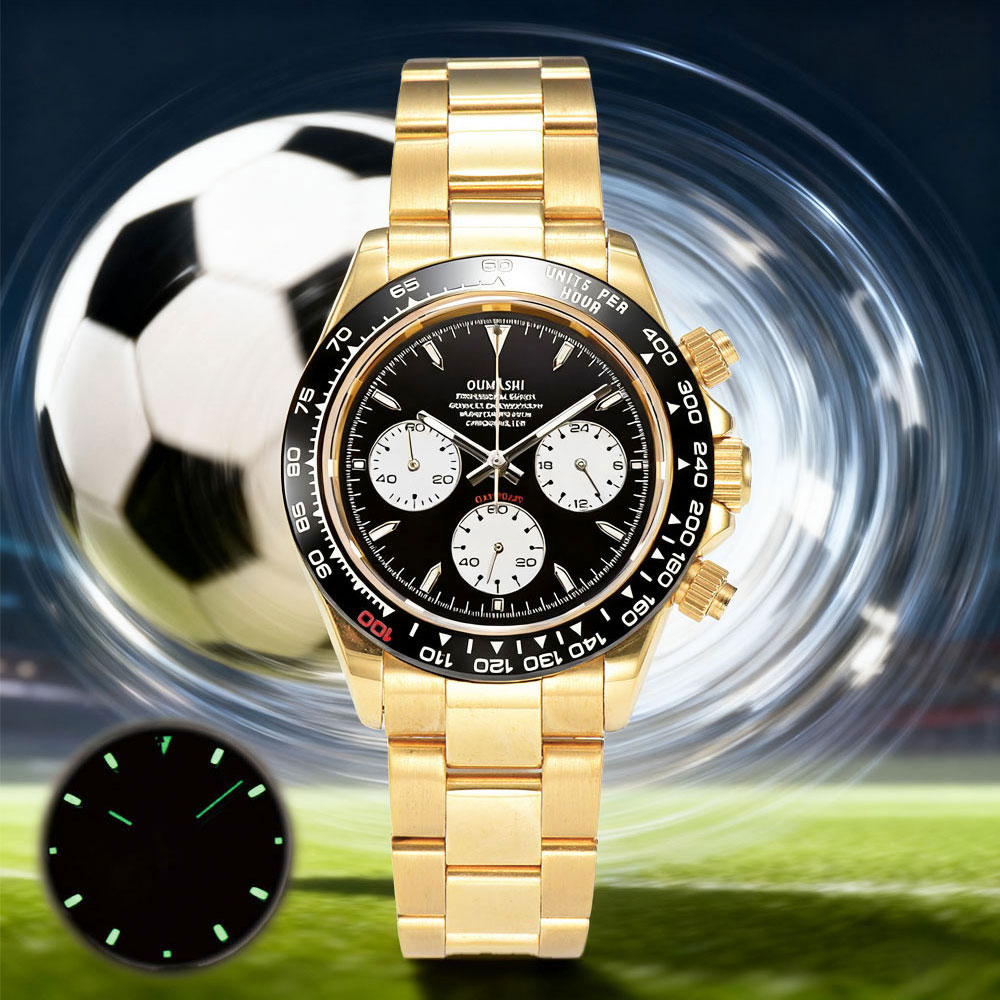39mm gold custom men's watch V - Luxury Watch Gold recension och pris