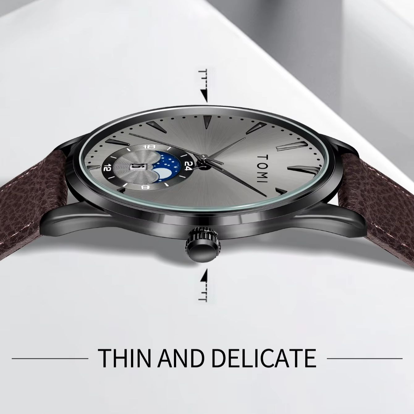 TOMI 2Pcs Men's Watch Gift Set - Luxury Watch Quality recension och pris