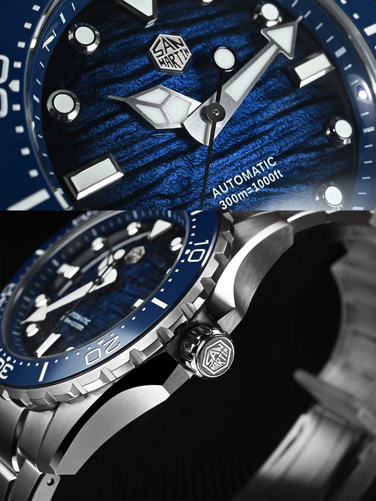 San Martin 40mm Luxury Men Div - Diver Watch 300M recension och pris