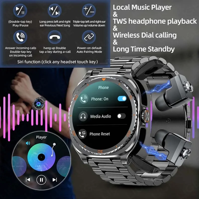 New 2026 TWS 2-in-1 Wireless H - Luxury Watch La recension och pris