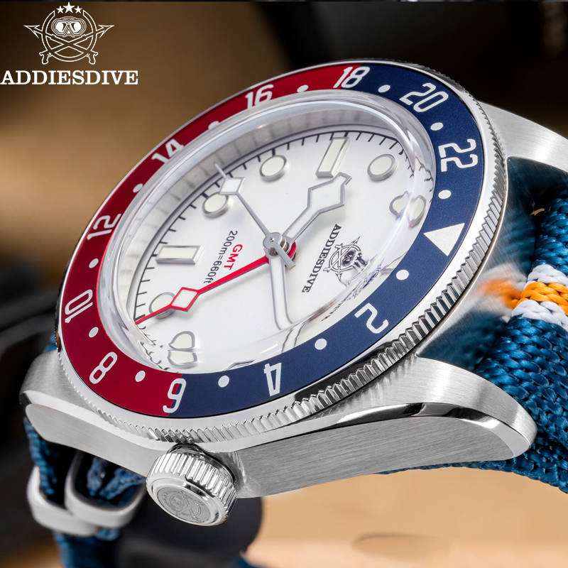 ADDIESDIVE 515-24H Dual Time Z - Gmt Dual Timezone Watch recension och pris