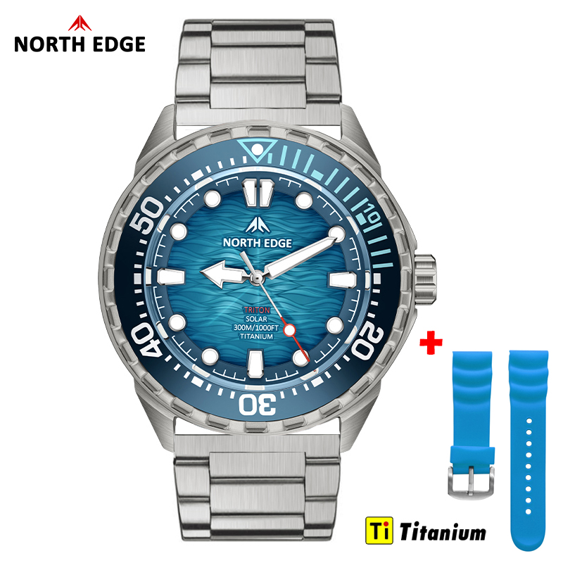 NORTH EDGE TRITON-TI Titanium  - Diver Watch 300M recension och pris