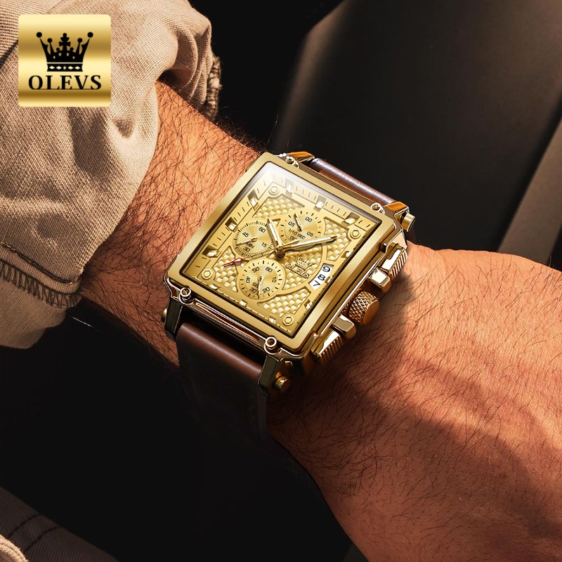 OLEVS Brand Mens Watches Water - Luxury Watch Quality recension och pris