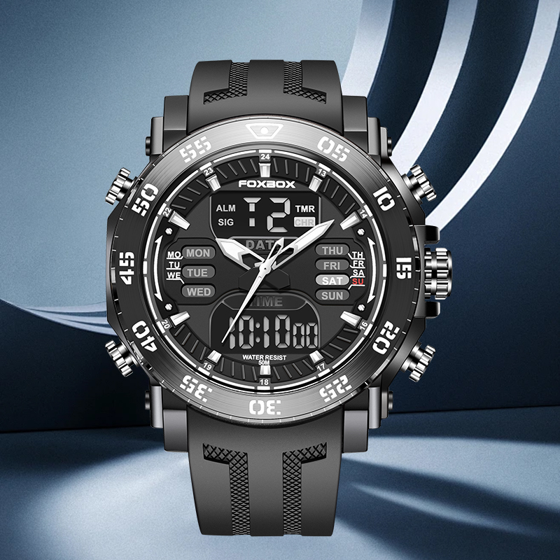 FOXBOX Dual Display Digital Me - Minute Repeater Watch recension och pris