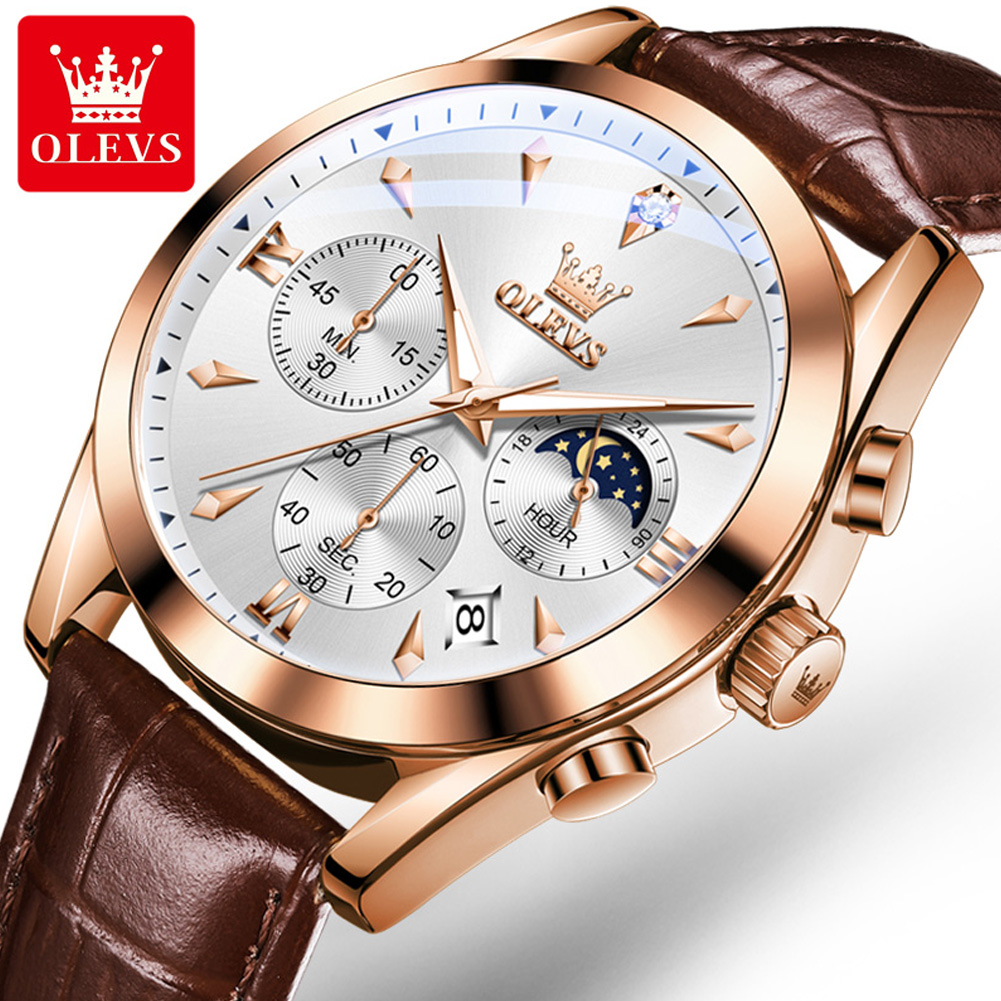 OLEVS Brand New Fashion Quartz - Luxury Watch Maker recension och pris